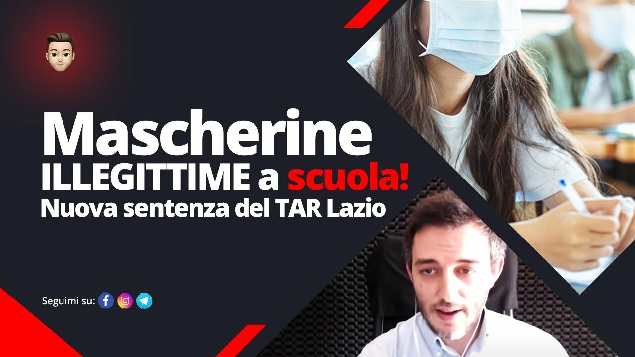 Mascherine ILLEGITTIME a scuola