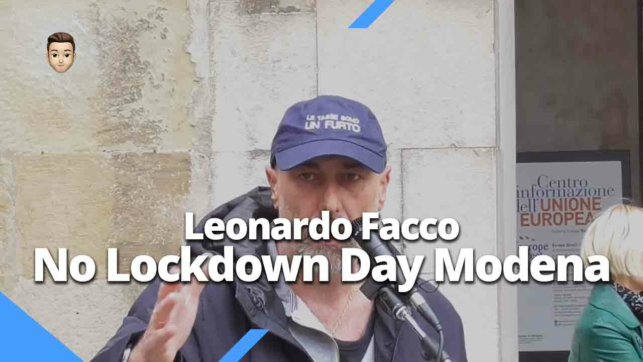Leonardo Facco (VIDEO) Modena 10.04.2021 No Lockdown Day