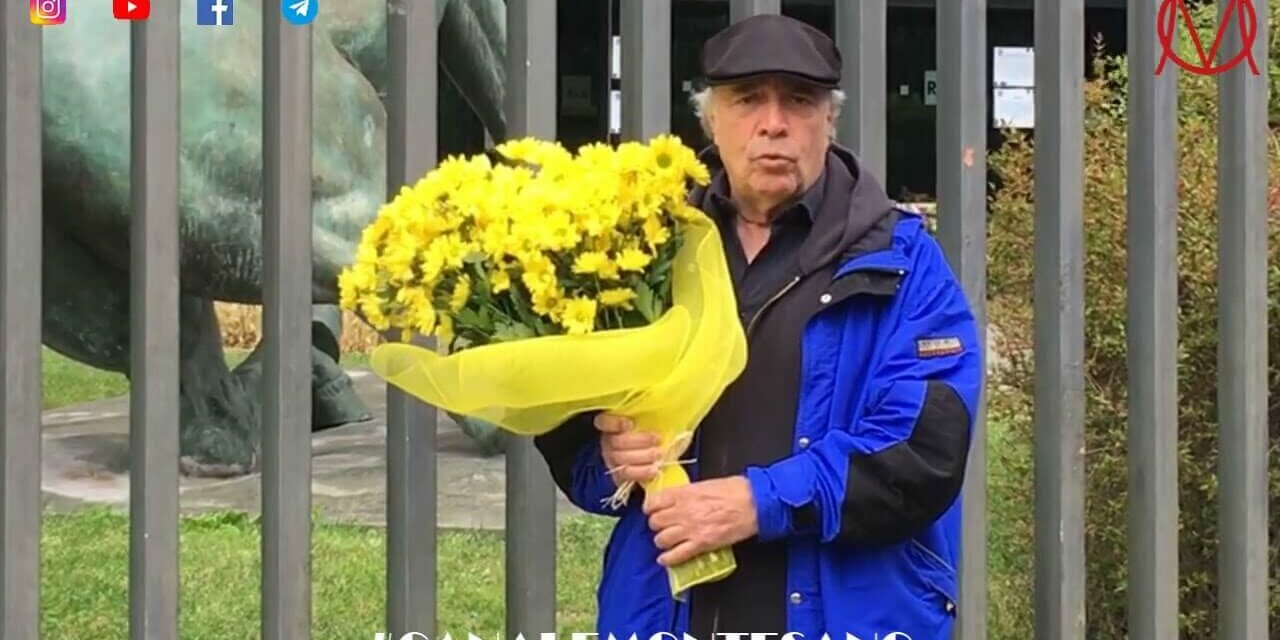Enrico Montesano alla Rai: porto i fiori per la morte della libera informazione