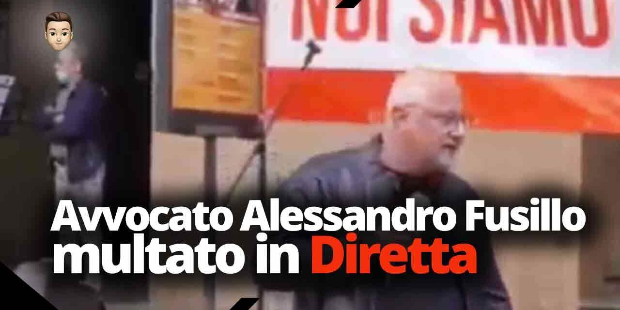 Avvocato Alessandro Fusillo multato in diretta (VIDEO)