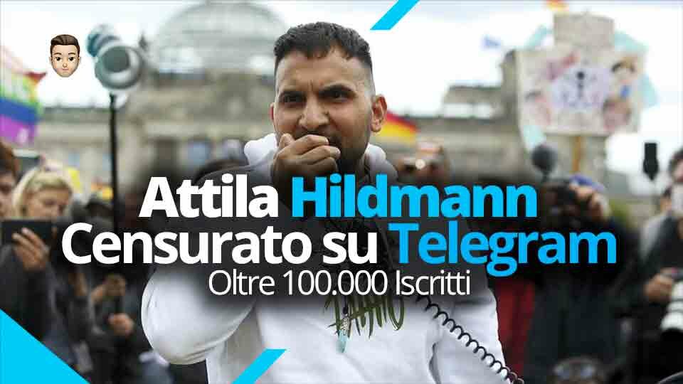 Attila Hildmann censurato su Telegram. Aveva più di 100.000 iscritti