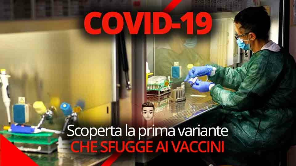 Scoperta la prima variante che sfugge ai vaccini