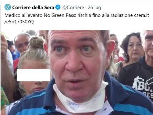 Dr. Garavelli ridotto al silenzio: “interrompo ogni informazione sul covid”