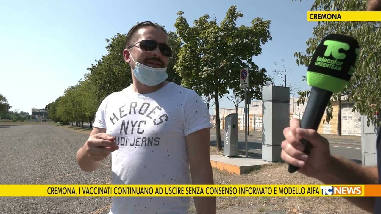 Cremona, i vaccinati continuano ad uscire senza consenso informato e modello Aifa