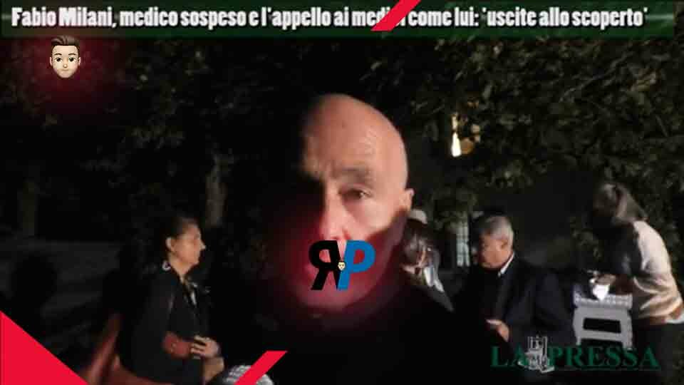 FABIO MILANI MEDICO SOSPESO PERCHÉ CURAVA LE PERSONE