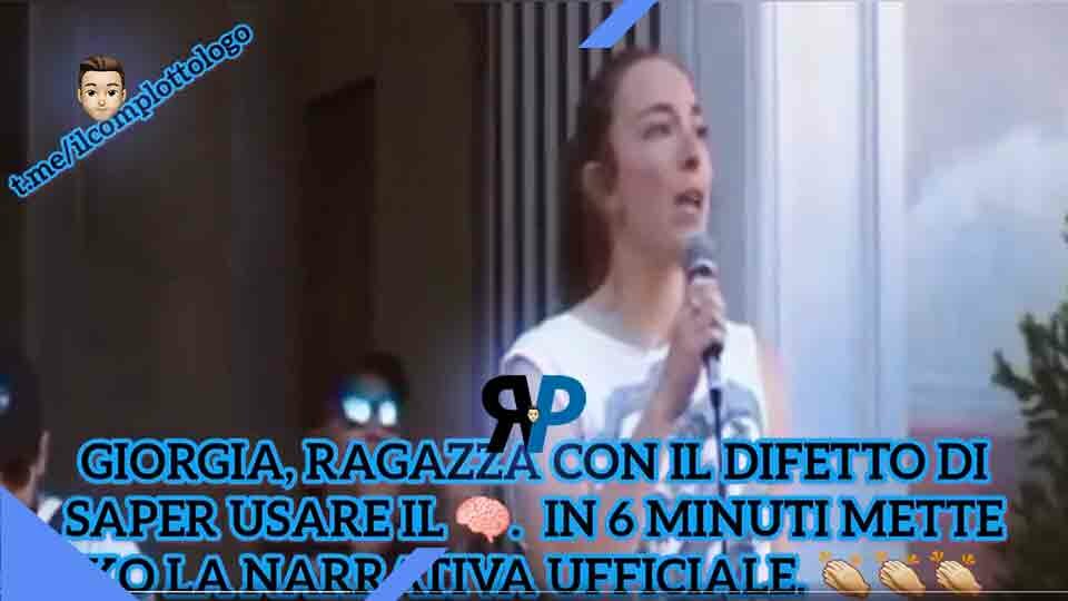 Voce ai giovani: Giorgia, in 6 minuti mette KO la narrativa ufficiale