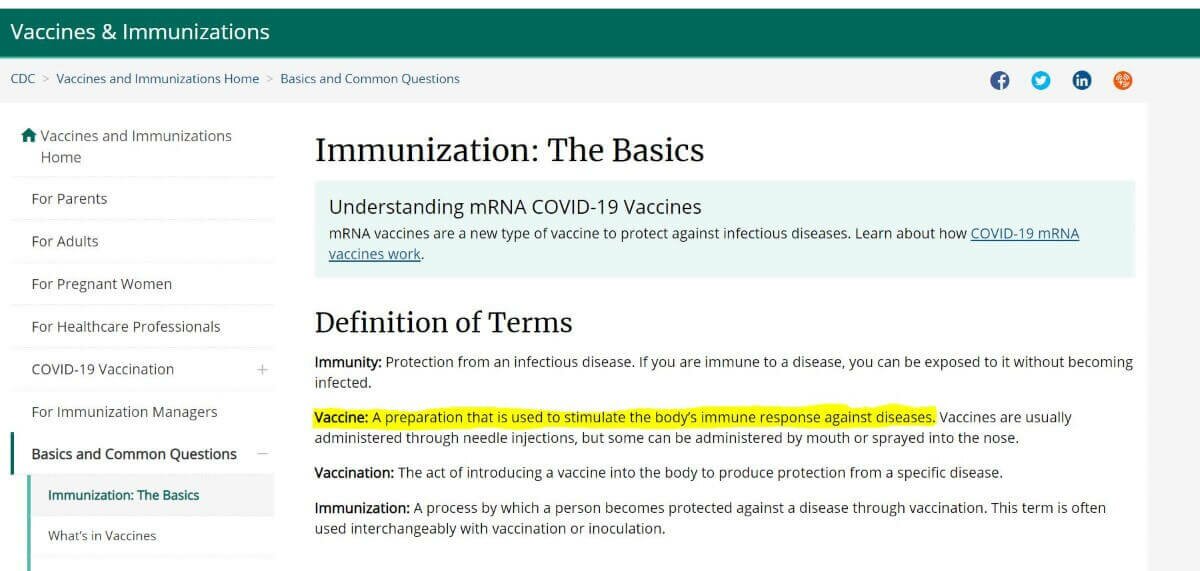 Gli Usa hanno modificato la definizione di vaccino durante l’approvazione di Pfizer