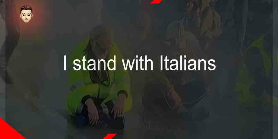Trieste 18 Ottobre 2021 - I stand with Italian