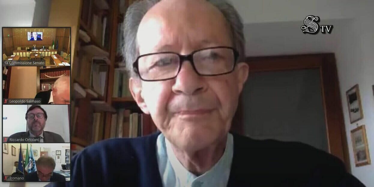 Prof. Giorgio Agamben in audizione al Senato. Da imparare a memoria