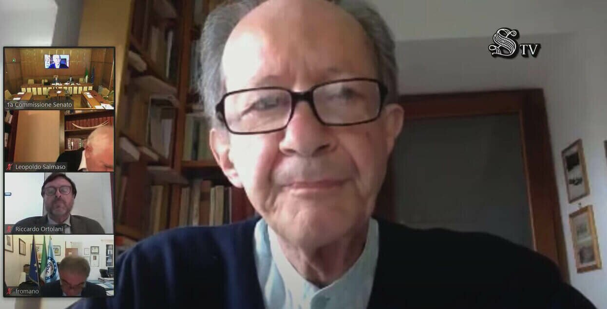 Prof. Giorgio Agamben in audizione al Senato. Da imparare a memoria