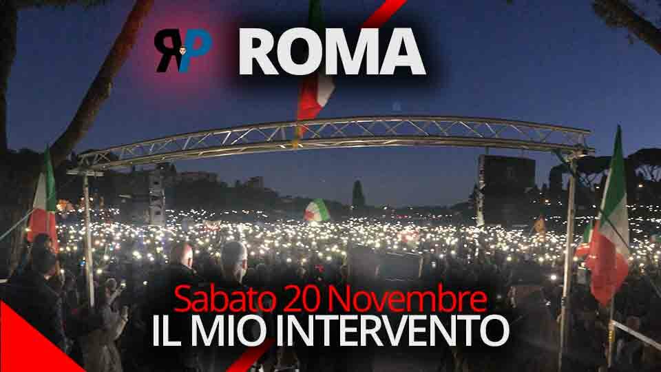 Circo Massimo: Il mio intervento e diretta completa