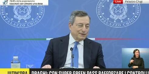 Draghi: “le forze dell’ordine saranno mobilitate in modo totale”