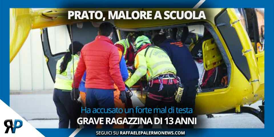 Grave ragazzina di 13 anni a Prato: malore a scuola