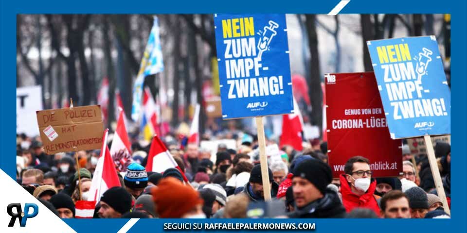 Vienna: continuano le proteste contro le restrizioni Covid