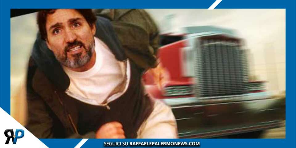 Proteste in Canada, Primo Ministro Trudeau fugge in un luogo segreto