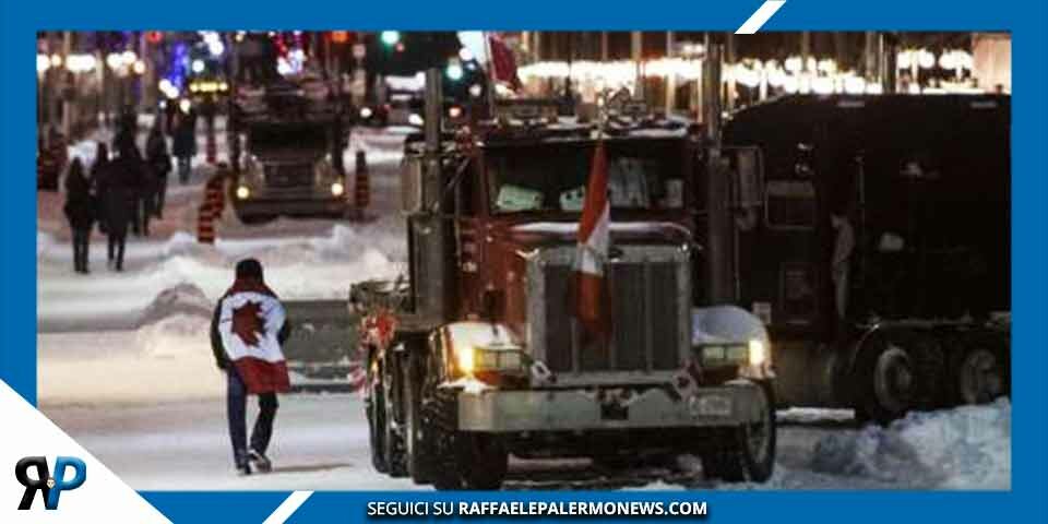 Proteste in Canada:&nbsp;La polizia canadese ‘sblocca’ Ottawa&nbsp;e arresta oltre 100 manifestanti