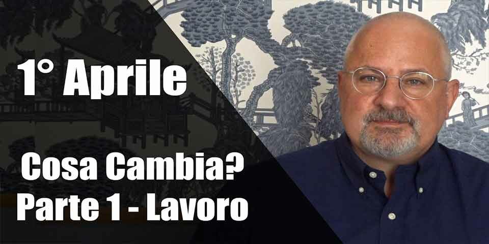 Avv Alessandro Fusillo: Cosa cambia dal 1 Aprile? (video 1 di 2)