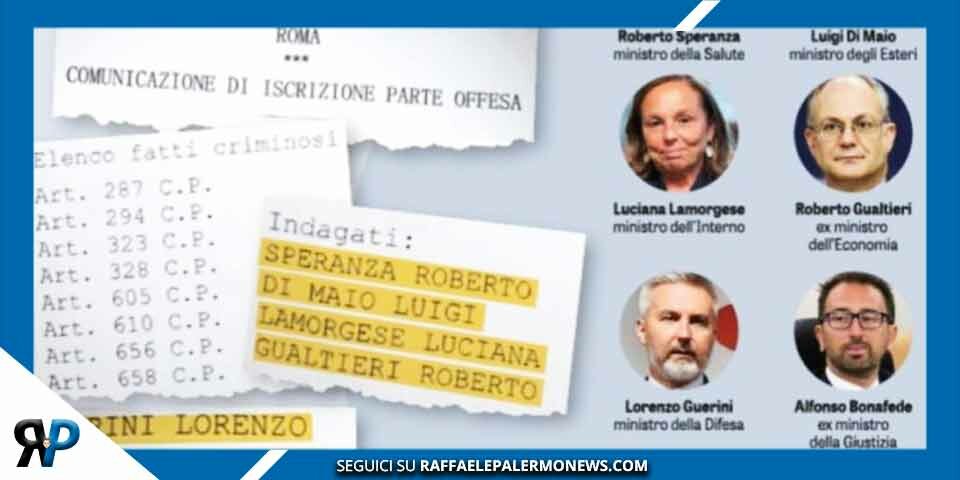 9 ministri indagati! Emergenza Covid e lockdown, la clamorosa inchiesta della Procura di Roma