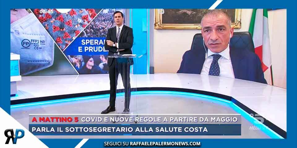 Costa: "dal 1° maggio fine green pass e mascherine al lavoro. Solo raccomandazione non obbligo"