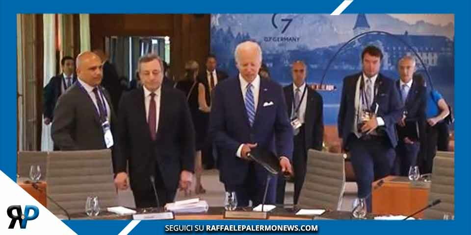 Draghi al G7: ‘Mai più dipendenti dalla Russia’