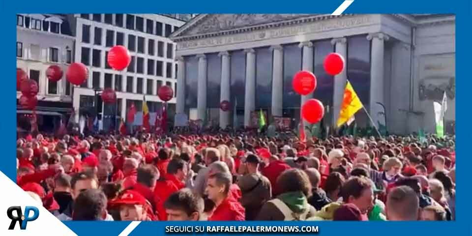 10 mila persone protestano in Belgio contro il caro bollette, in preparazione di uno sciopero generale. Paesi europei incapaci di dare risposte al caro energia