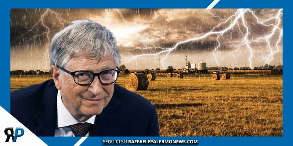 Bill Gates che ormai possiede la maggior parte dei terreni agricoli in America, ha preso il controllo della produzione e dello stoccaggio globale dei semi