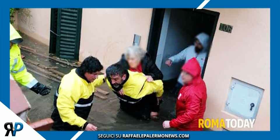 A proposito di siccità: maltempo a Roma, case invase da acqua e liquami, famiglie evacuate