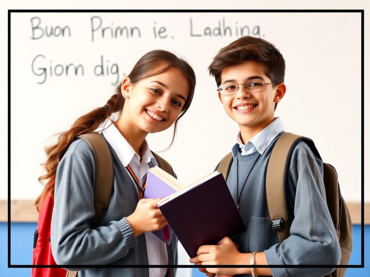 Buongiorno, immagini e frasi per augurare buon primo giorno di scuola