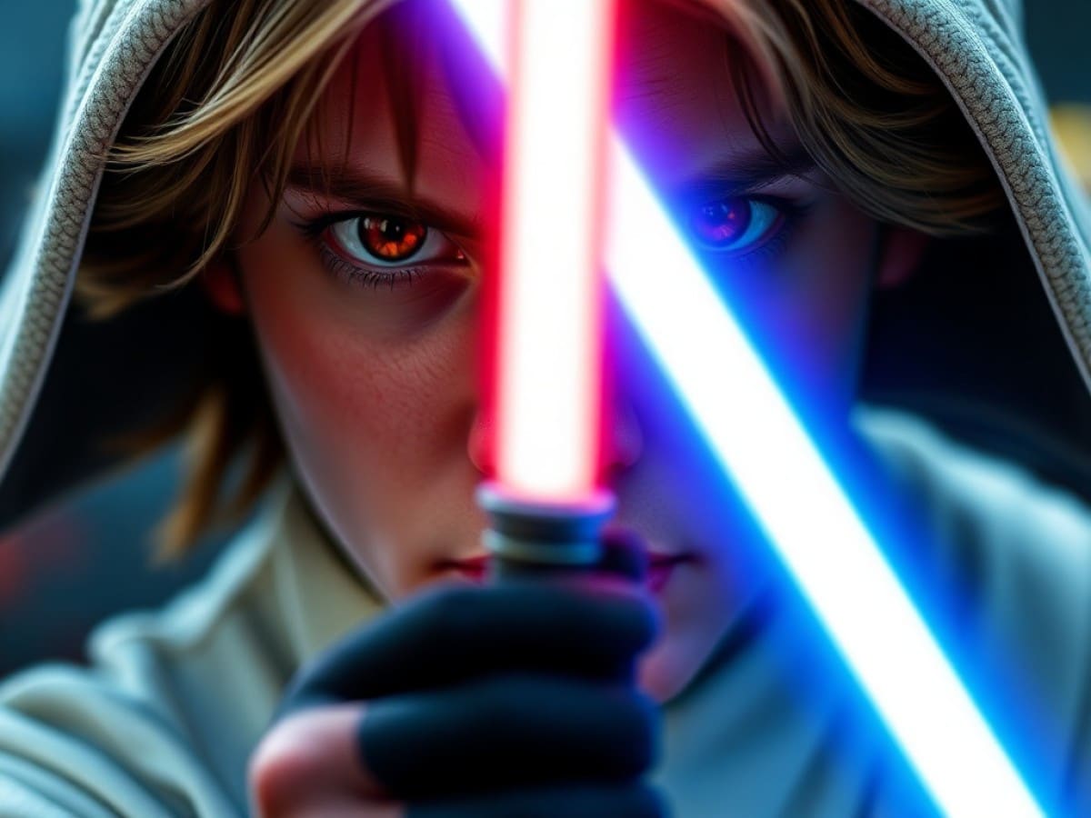 Luke e Leia Skywalker in Star Wars