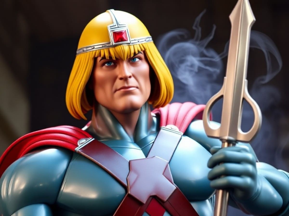 he-man nel poster di Masters of the Universe