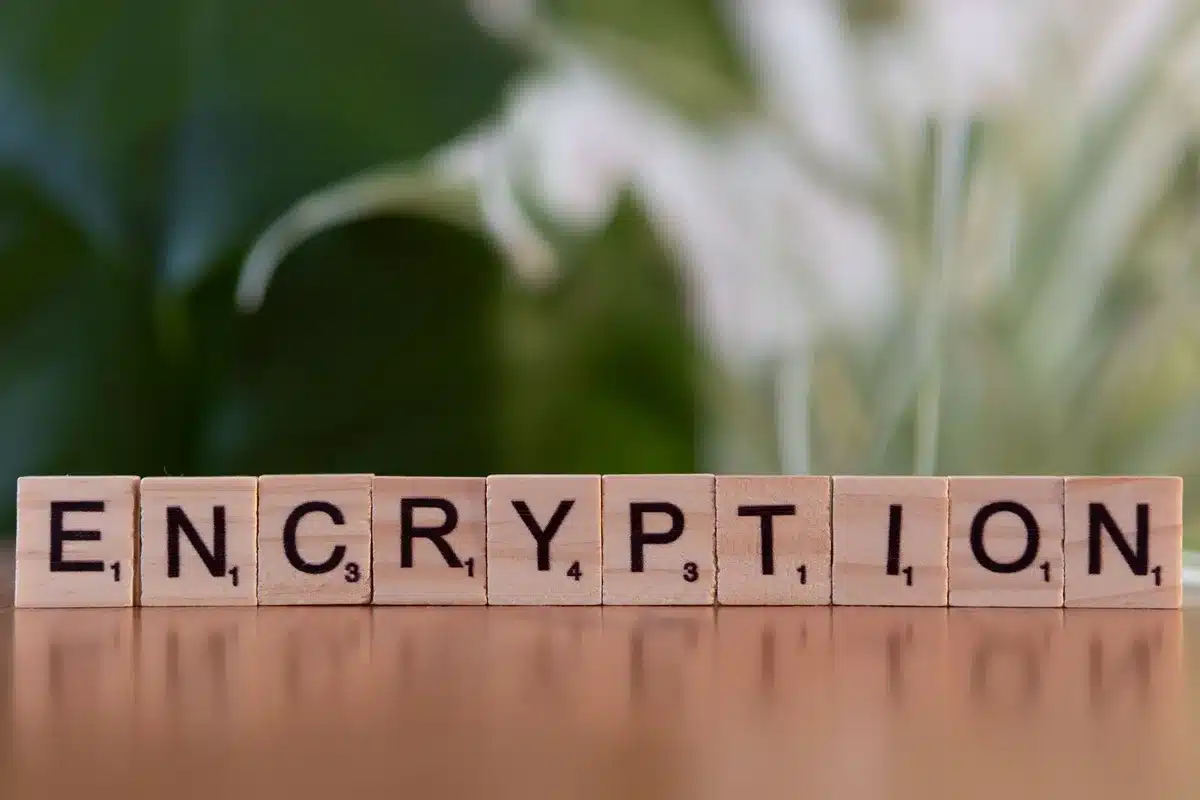 Schermo di computer che mostra software di crittografia e interfaccia di navigazione anonima