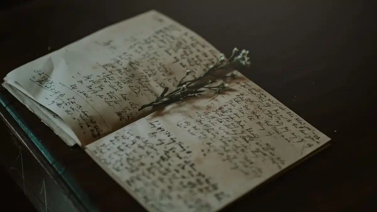 Pagine di diario manoscritto con note di revisione