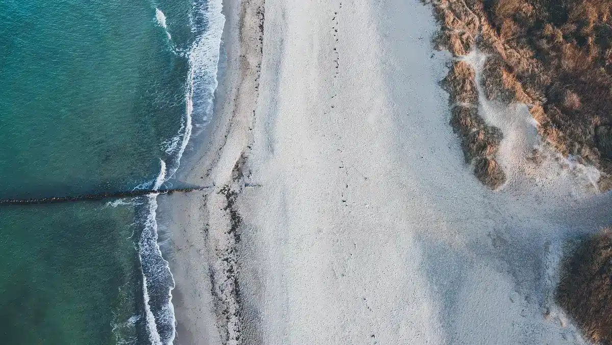 Veduta aerea dei Sassi di Matera che mostra l'area riconosciuta dall'UNESCO